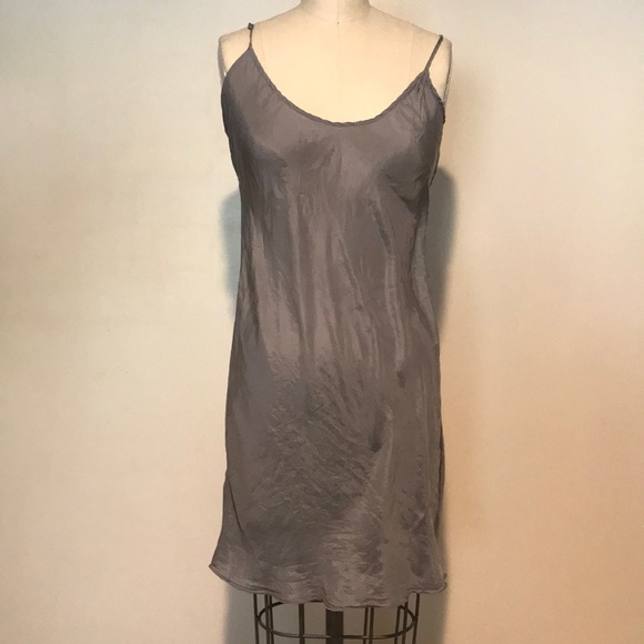 Jonny Was Biya Mesh Dress w/ Grey Silk Slip - Picture 3 of 5